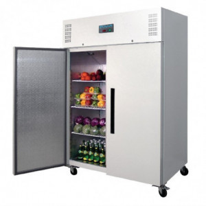 Positiivne valge GN 2/1 topeltukseline külmik 1200 L - Polar - Fourniresto