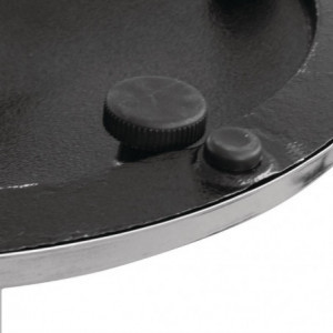 Lauajala ümar kroomitud jalg Ø 430 mm - Bolero - Fourniresto