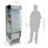 Positiivne iseteeninduslik vitriin roostevabast terasest 220 L - Polar - Fourniresto