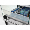 Positiivne iseteeninduslik vitriin roostevabast terasest 220 L - Polar - Fourniresto