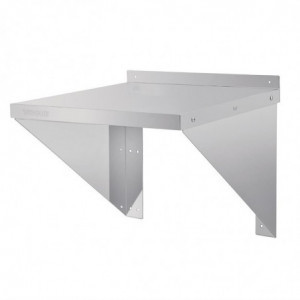 Roostevabast terasest riiul mikrolaineahjule 560 x 460 mm - Vogue - Fourniresto
