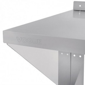 Roostevabast terasest riiul mikrolaineahjule 560 x 460 mm - Vogue - Fourniresto