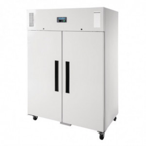 Külmkapp negatiivse temperatuuriga valge GN 2/1 topeltuksed 1200 L - Polar - Fourniresto
