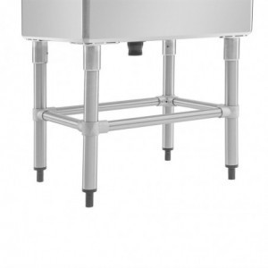 Sügav valamu koos seljatoega 100 L 770 x 600 mm - Vogue - Fourniresto