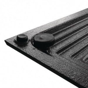 Lauajala ruudukujuline trepi mõjuga valatud raud 425 x 720 mm - Bolero - Fourniresto