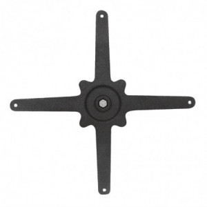 Lauajala ruudukujuline trepi mõjuga valatud raud 425 x 720 mm - Bolero - Fourniresto