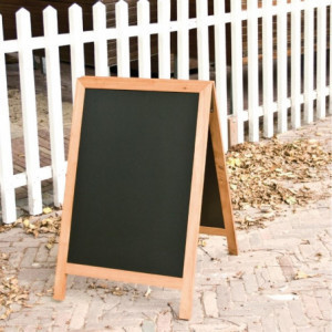 Tänavasilt Duplo Teck 850 x 550 mm - Securit - Fourniresto