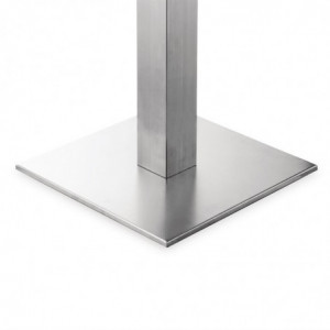 Lauajala ruudukujuline roostevabast terasest 720 x 430 mm - Bolero - Fourniresto