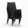 Korraldatav hall rotangist tool - 4 tk komplektis - Bolero - Fourniresto