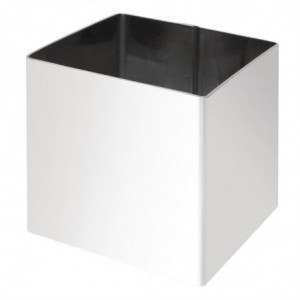 Ruudukujuline vahukreemirõngas 60 x 60 mm - Vogue - Fourniresto