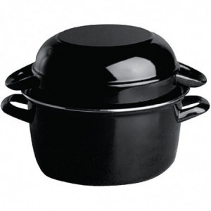Mouledega emailitud marmiit 0,5 kg Ø 140 mm - Olympia - Fourniresto