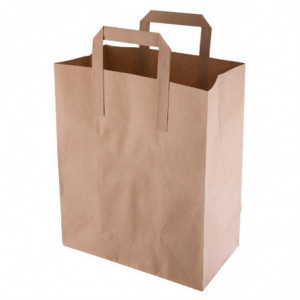 Suur pruun taaskasutatav paberkott 305 x 254 mm - 250 tk komplektis - Fiesta Green - Fourniresto