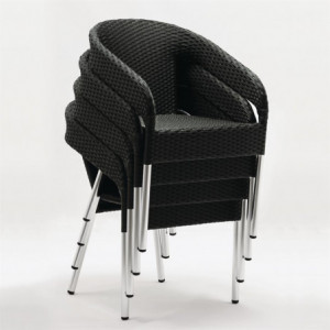 Bistrotool Rotangist - 4 tk komplekt - Bolero - Fourniresto