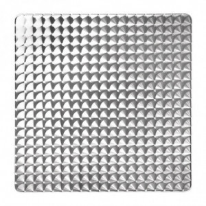 Bistrolaud ruudukujuline roostevabast terasest - 700 x 700 mm - Bolero - Fourniresto