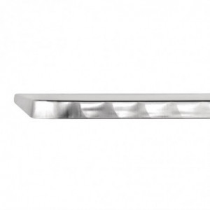 Bistrolaud ruudukujuline roostevabast terasest - 700 x 700 mm - Bolero - Fourniresto