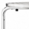 Ümmargune bistroolaulaud roostevabast terasest - Ø 700 mm - Bolero - Fourniresto