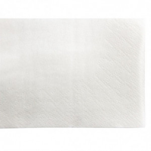 Kokteiliservett valge 2-kihiline 400 x 400 mm - 1500 tk komplektis - FourniResto - Fourniresto