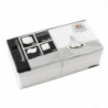 Kokteiliservett valge 2-kihiline 400 x 400 mm - 1500 tk komplektis - FourniResto - Fourniresto