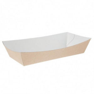 Suur komposteeritav kraftpaberist toidukarp 139 x 148 mm - 500 tk komplektis - Colpac - Fourniresto