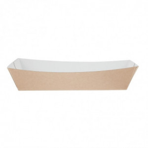 Suur komposteeritav kraftpaberist toidukarp 139 x 148 mm - 500 tk komplektis - Colpac - Fourniresto