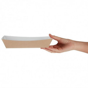 Suur komposteeritav kraftpaberist toidukarp 139 x 148 mm - 500 tk komplektis - Colpac - Fourniresto
