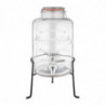 Veejaotur Retro klaasist alusega 8,5 L - Olympia - Fourniresto