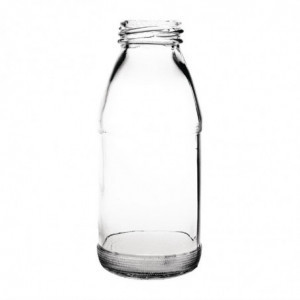 Väike klaaspudel piimaga 200 ml - 12 tk komplektis - Olympia - Fourniresto