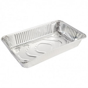 Alumiiniumist GN 1/1 9,6 L ristkülikukujuline plaat - 5 tk komplektis - Fiesta - Fourniresto