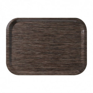 Serveerimisalus Wengé melamiinist 375 x 265 mm - Roltex - Fourniresto