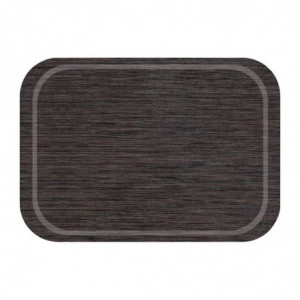 Serveerimisalus libisemisvastase pinnaga wenge melamiinist 375 x 265 mm - Roltex - Fourniresto