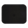 Nelikantne libisemisvastane klaaskiust Camtread must 45,7 cm - Cambro - Fourniresto