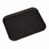 Nelikantne libisemisvastane klaaskiust Camtread must 45,7 cm - Cambro - Fourniresto