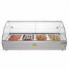 Vaba teenindusvitrin soojendusega Slim 220L - Buffalo - Fourniresto