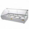 Vaba teenindusvitrin soojendusega Slim 220L - Buffalo - Fourniresto