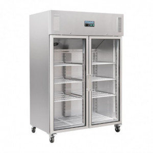 Vitrine Positiivne Külmik Lihtne GN 2/1 Seeria G 600 L - Polar - Fourniresto