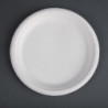 Toidujäätmetest valmistatud kompostitavad taldrikud 26 cm - 50 tk komplektis - Fiesta Green - Fourniresto