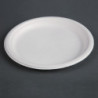 Toidujäätmetest valmistatud kompostitavad taldrikud 26 cm - 50 tk komplektis - Fiesta Green - Fourniresto