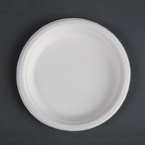 Toidujäätmetest valmistatud kompostitavad taldrikud 17,9 cm - 50 tk komplektis - Fiesta Green - Fourniresto
