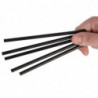 Mustad kompostitavad paberist segamisvardad - 250 varda komplekt - Fiesta Green - Fourniresto