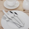 Lauanuga Harley roostevabast terasest - 12 tk komplektis - Olympia - Fourniresto