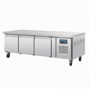 Positiivse jahutusega GN 1/1 seeria U 3 uksega 317L alus - Polar - Fourniresto