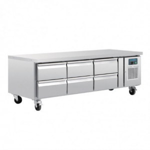 Positiivse jahutusega alus GN 1/1 seeria U 6 sahtliga 317L - Polar - Fourniresto