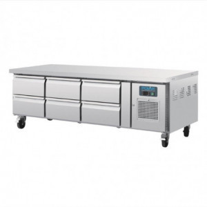 Positiivse jahutusega alus GN 1/1 seeria U 6 sahtliga 317L - Polar - Fourniresto