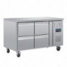 Jahutatud laud GN 1/1 ventileeritud 4 sahtliga seeria U 314L - Polar - Fourniresto
