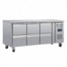 Jahutatud laud GN 1/1 ventileeritud 6 sahtliga seeria U 465L - Polar - Fourniresto