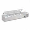 Salatilaud kaanega, seeria G 6x GN 1/4 - Polar - Fourniresto