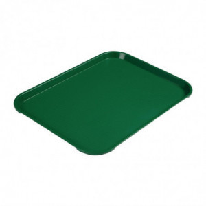 Ristkülikukujuline roheline polüpropüleenist kiirtoitlustusplaat 410 mm - Cambro - Fourniresto