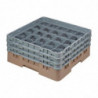 Klaasiriiul 25 sektsiooniga Camrack Beige, maksimaalne kõrgus 215 mm - Cambro - Fourniresto