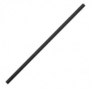 Mustad komposteeritavad paberist joogikõrred 210mm - 250 tükki komplektis - Fiesta Green - Fourniresto