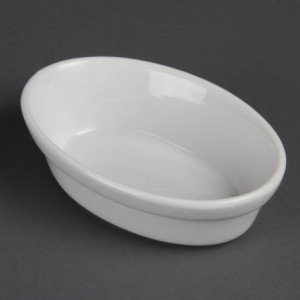 Ahjuplaadid ovaalsed valged 161 x 116 mm - 6 tk komplektis - Olympia - Fourniresto